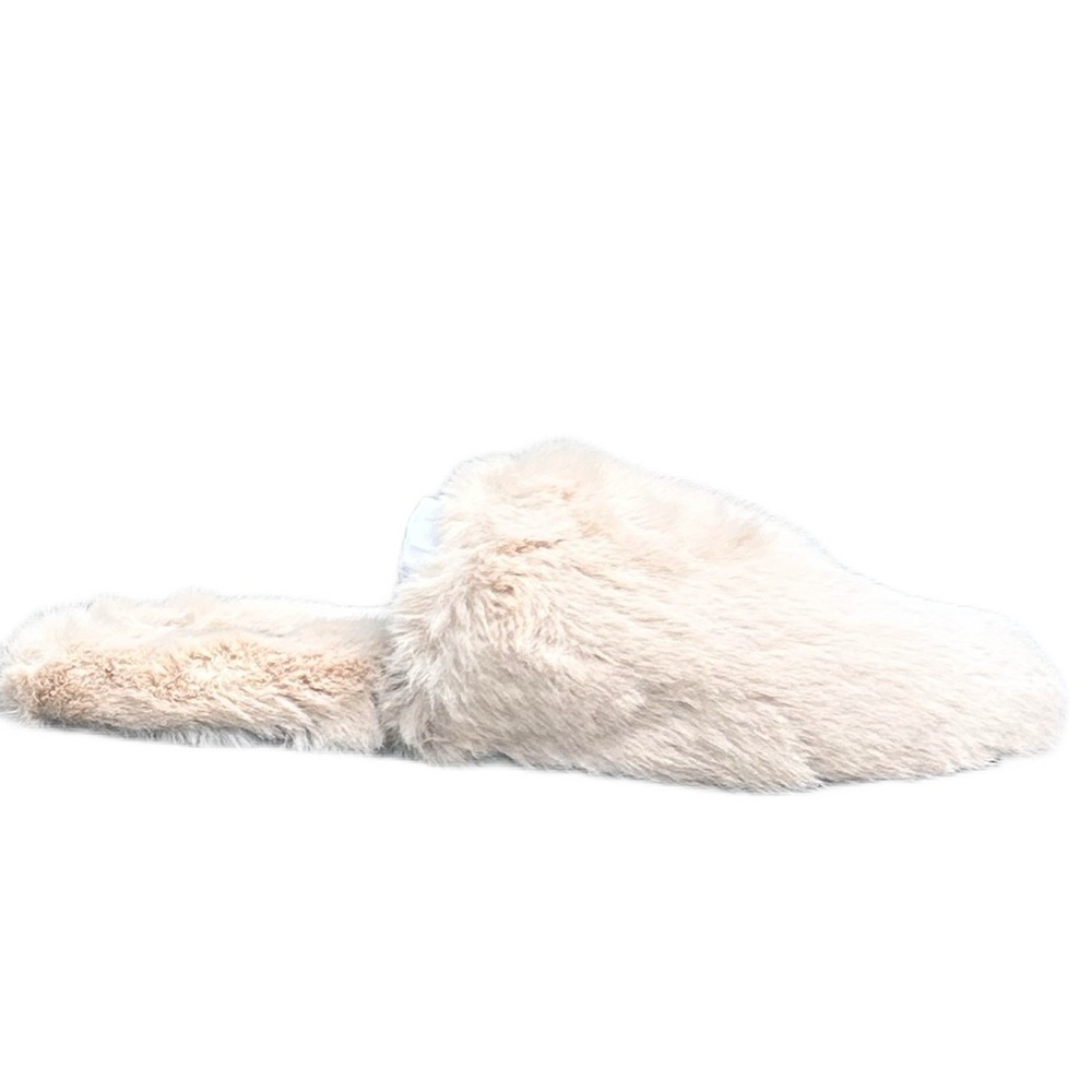 New Vivienne Hu Women's Cream Faux Fur Slide Slippers VHNY - Picture 5 of 10